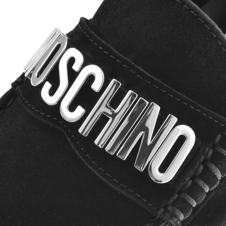 Moschino shoes black hot sale